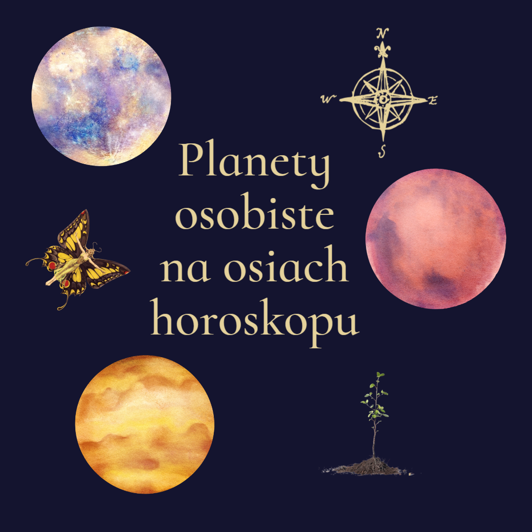 Planety osobiste na osiach horoskopu